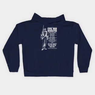 Civil War Reenactor Kids Hoodie